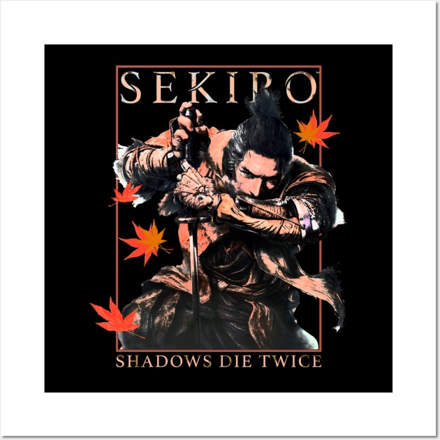 Sekiro Samurai Video Game Fan Wall Art by IndieTeeshirt